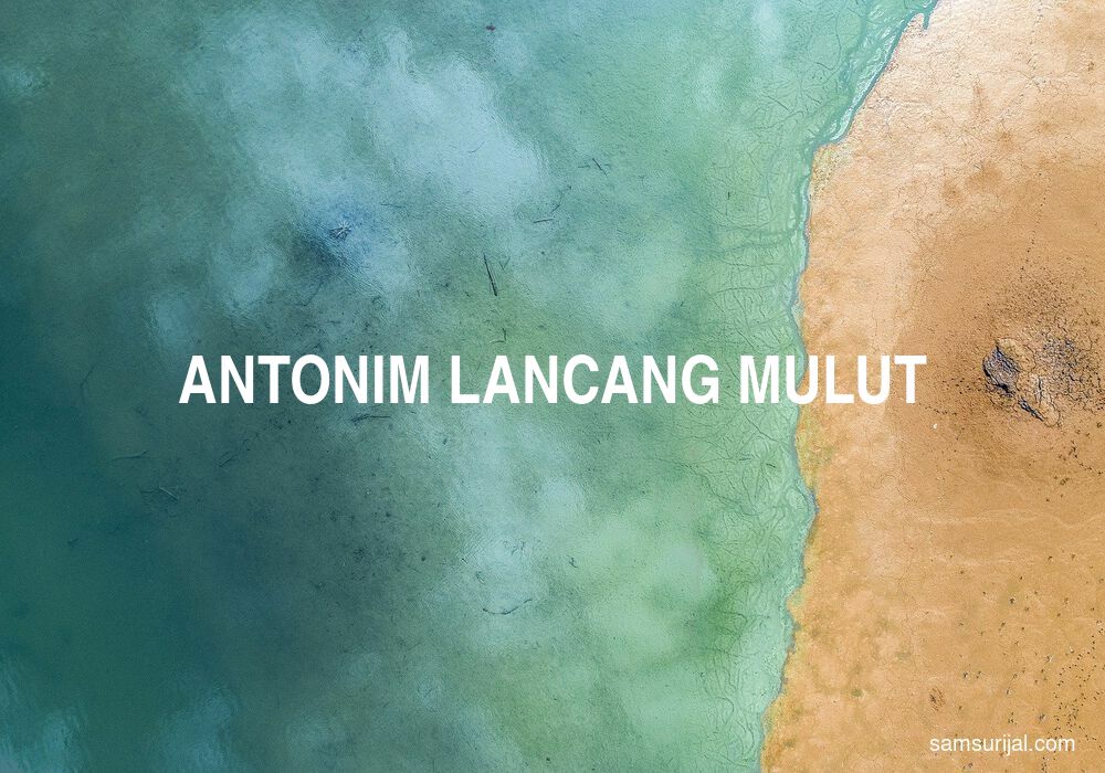 Antonim Lancang Mulut Tesaurus Bahasa Indonesia Samsurijal