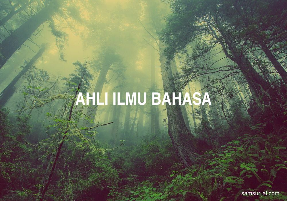 Arti Ahli Ilmu Bahasa