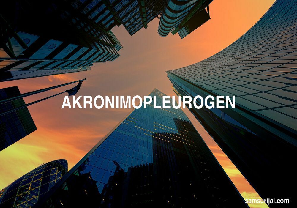 Arti Akronimopleurogen