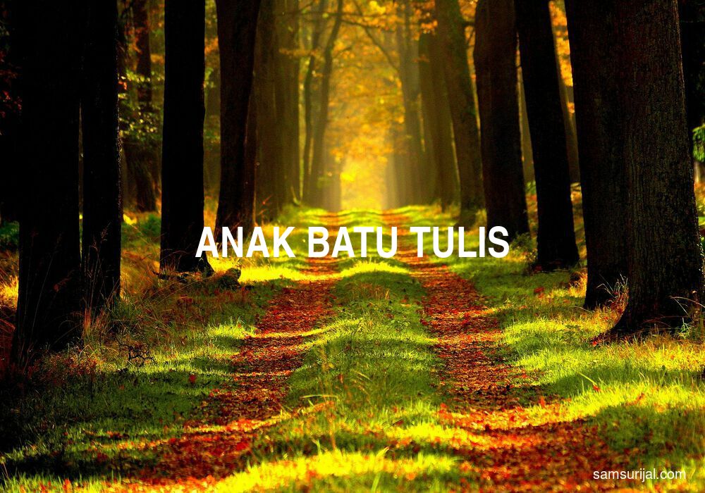 Arti Anak Batu Tulis