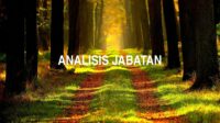 Analisis Jabatan