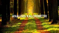 Analisis Kalorimetri