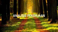 Analisis Pekerjaan