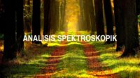 Analisis Spektroskopik