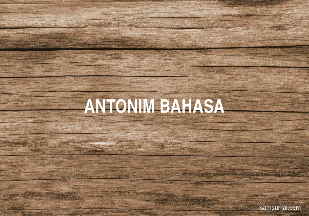 Antonim Bahasa