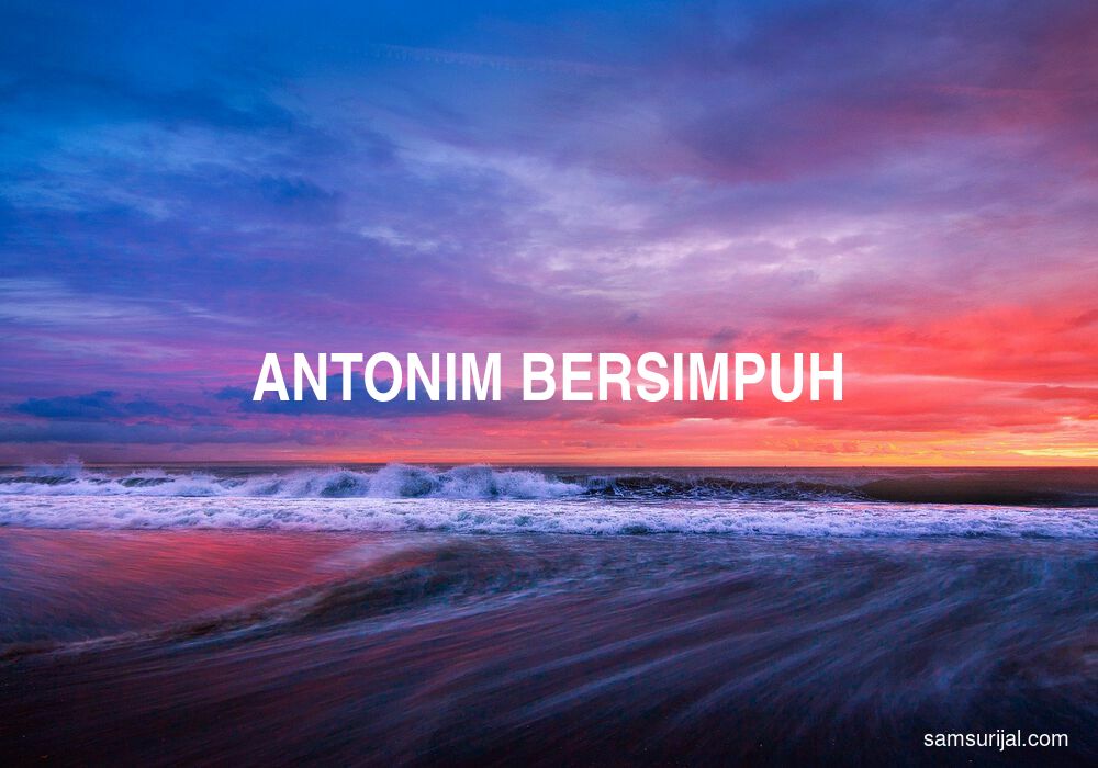 Antonim Bersimpuh