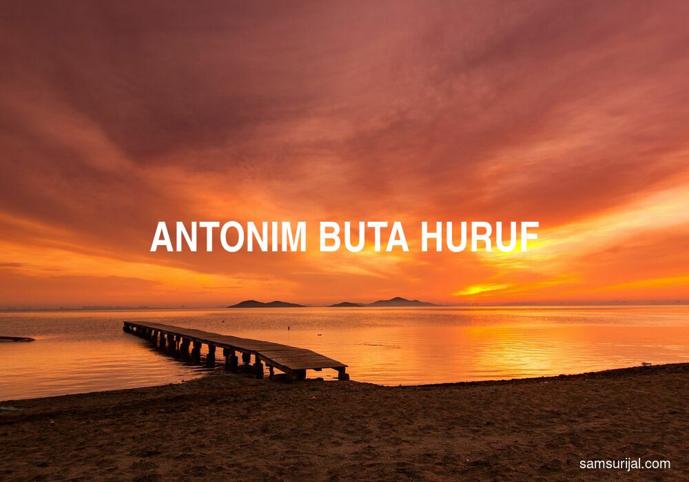 Antonim Buta Huruf