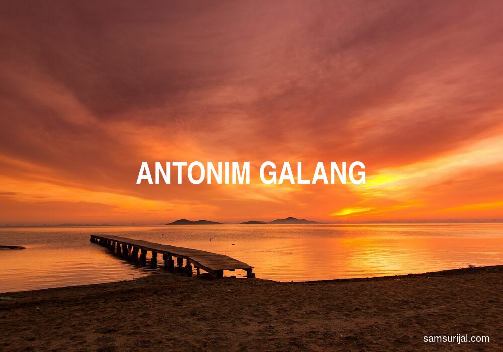 Antonim Galang