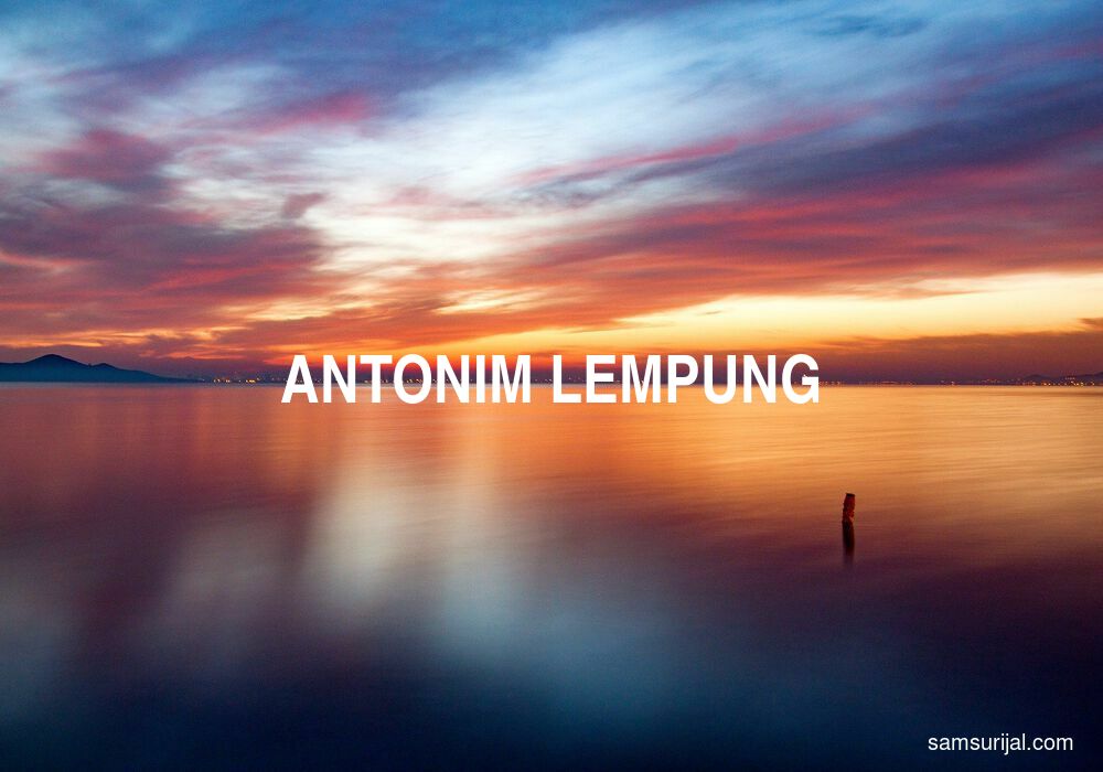 Antonim Lempung