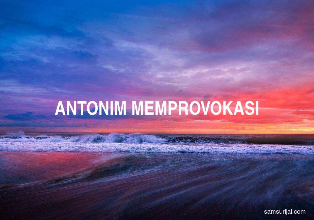 Antonim Memprovokasi