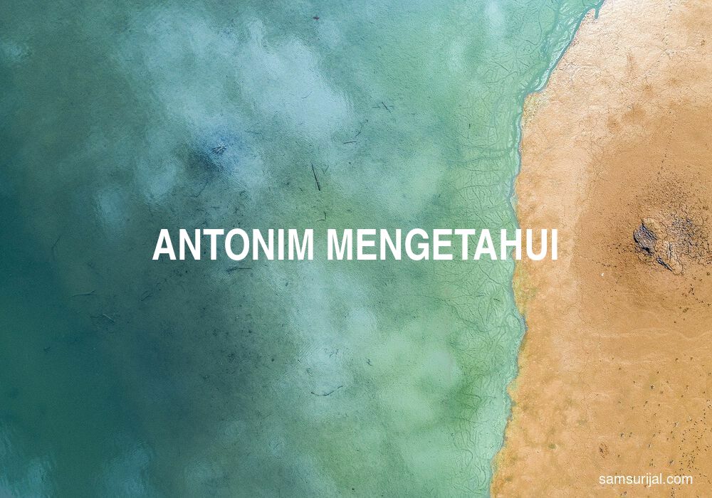 Antonim Mengetahui
