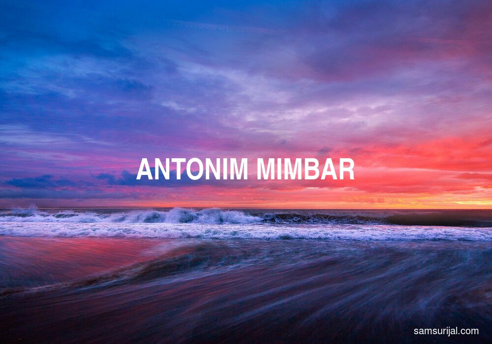 Antonim Mimbar