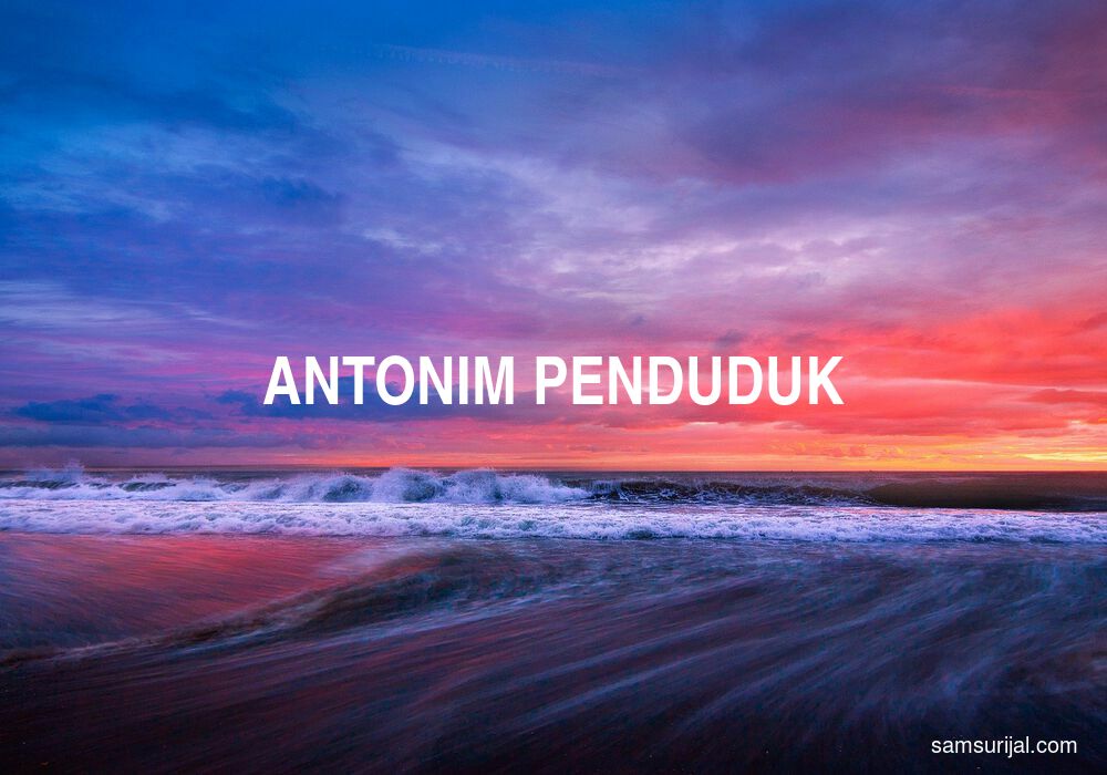 Antonim Penduduk