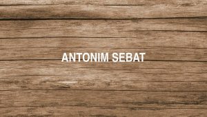 Antonim Sebat