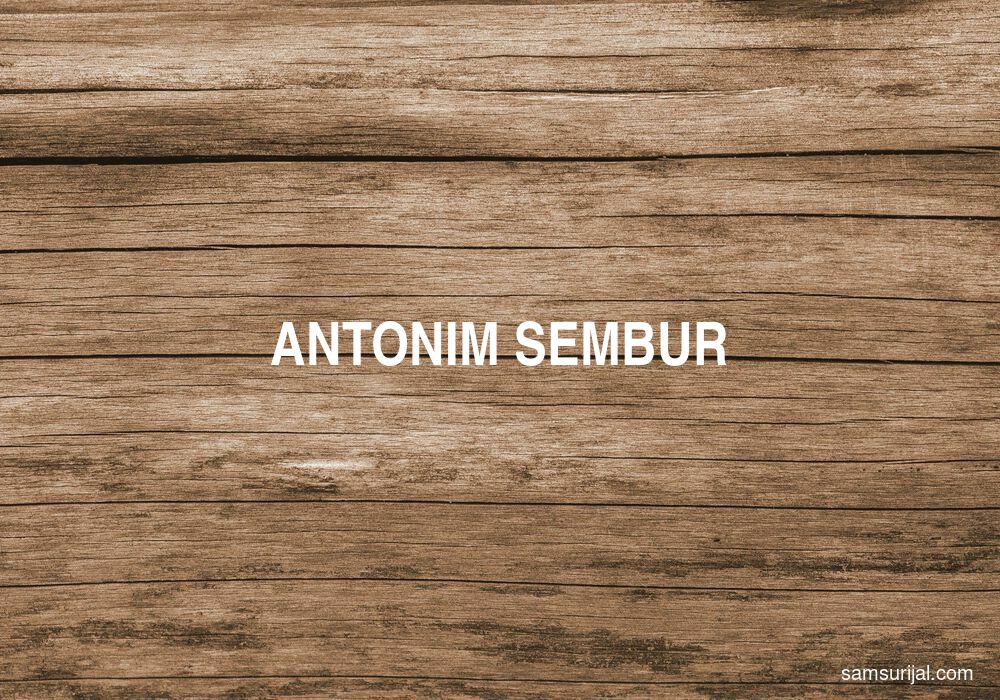 Antonim Sembur