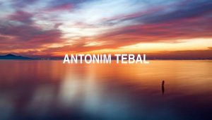 Antonim Tebal