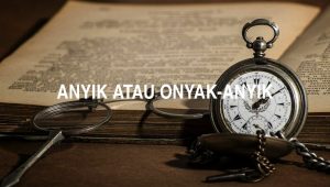 Penulisan Anyik Atau Onyak Anyik