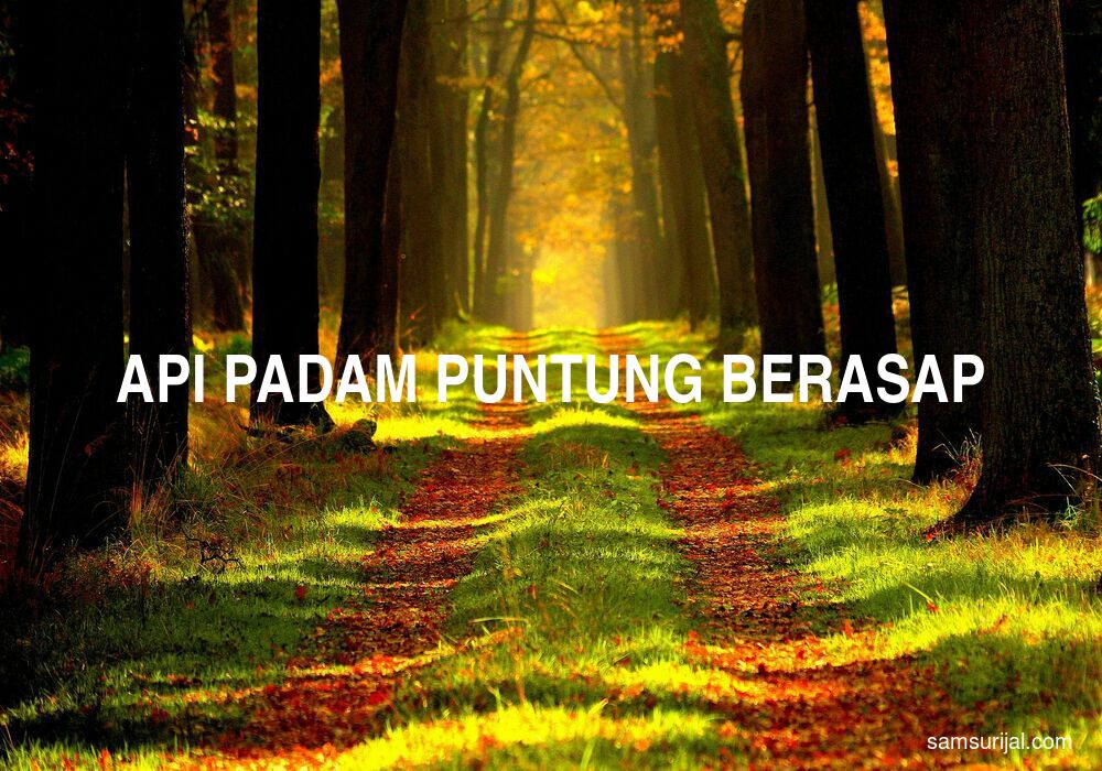 Arti Api Padam Puntung Berasap