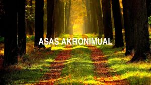 Arti Asas Akronimual