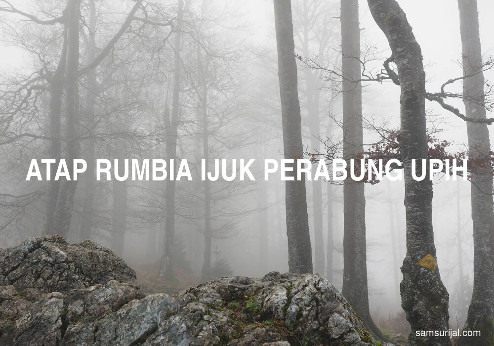 Arti Atap Rumbia Ijuk Perabung Upih