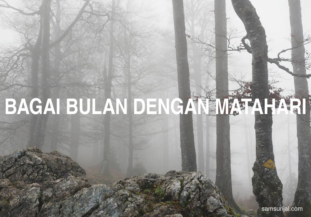 Arti Bagai Bulan Dengan Matahari