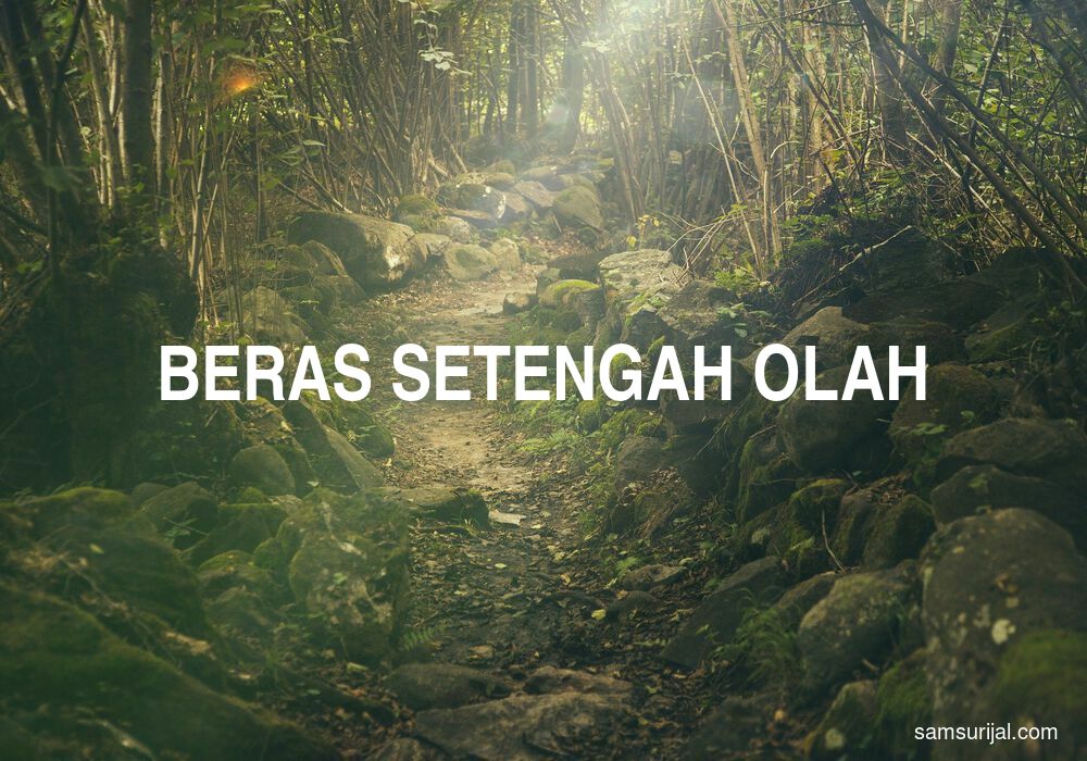 Arti Beras Setengah Olah