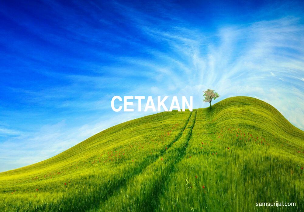 Arti Cetakan