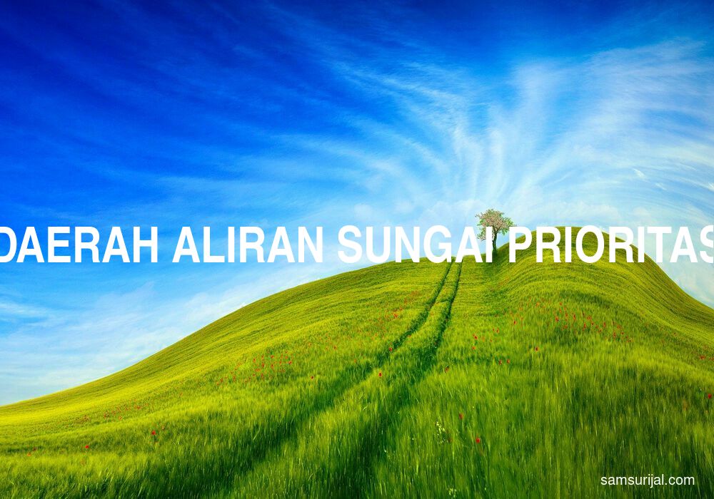 Arti Daerah Aliran Sungai Prioritas