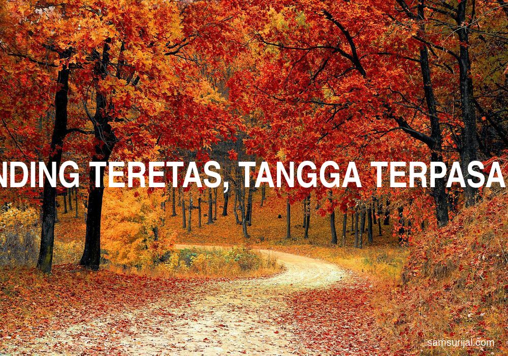 Arti Dinding Teretas Tangga Terpasang