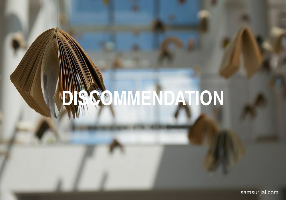 Arti Discommendation