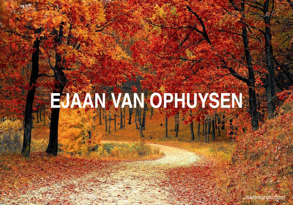 Arti Ejaan Van Ophuysen