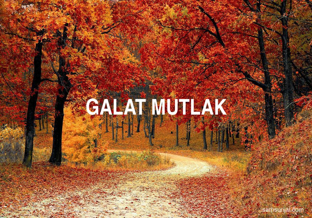 Arti Galat Mutlak