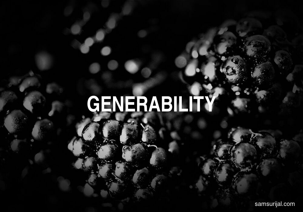 Arti Generability