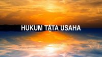 Hukum Tata Usaha