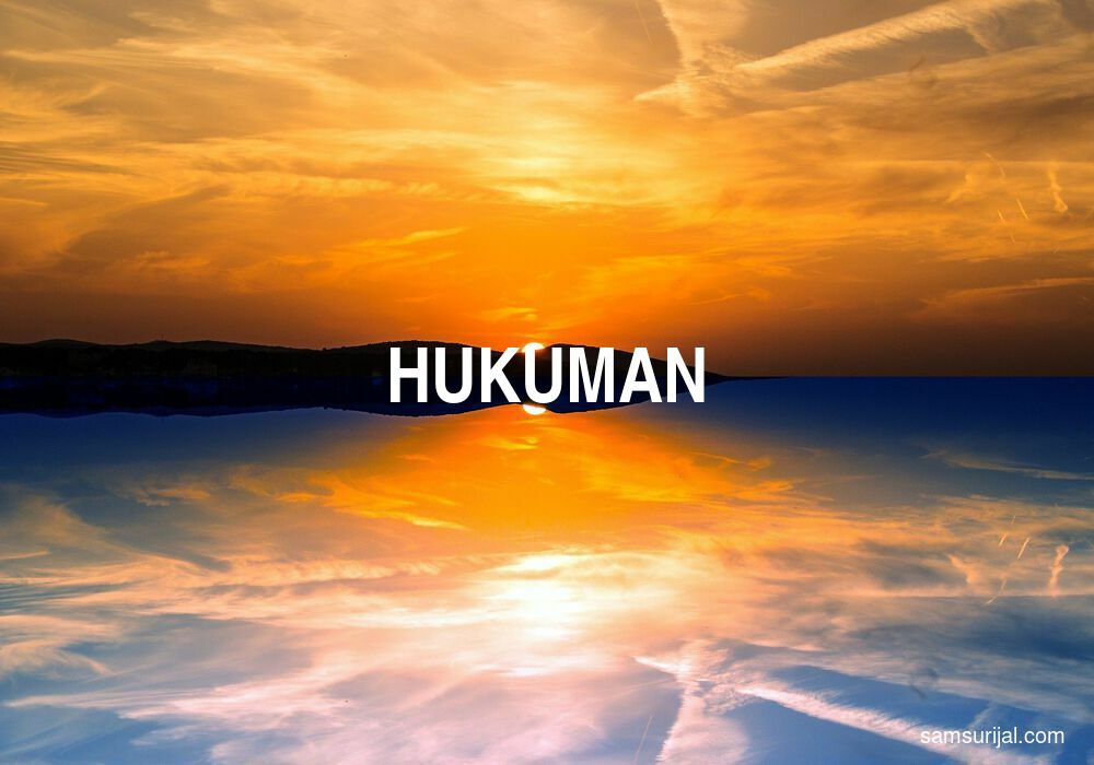 Arti Hukuman