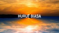 Huruf Biasa