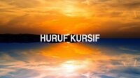 Huruf Kursif