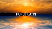 Huruf Latin