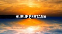 Huruf Pertama