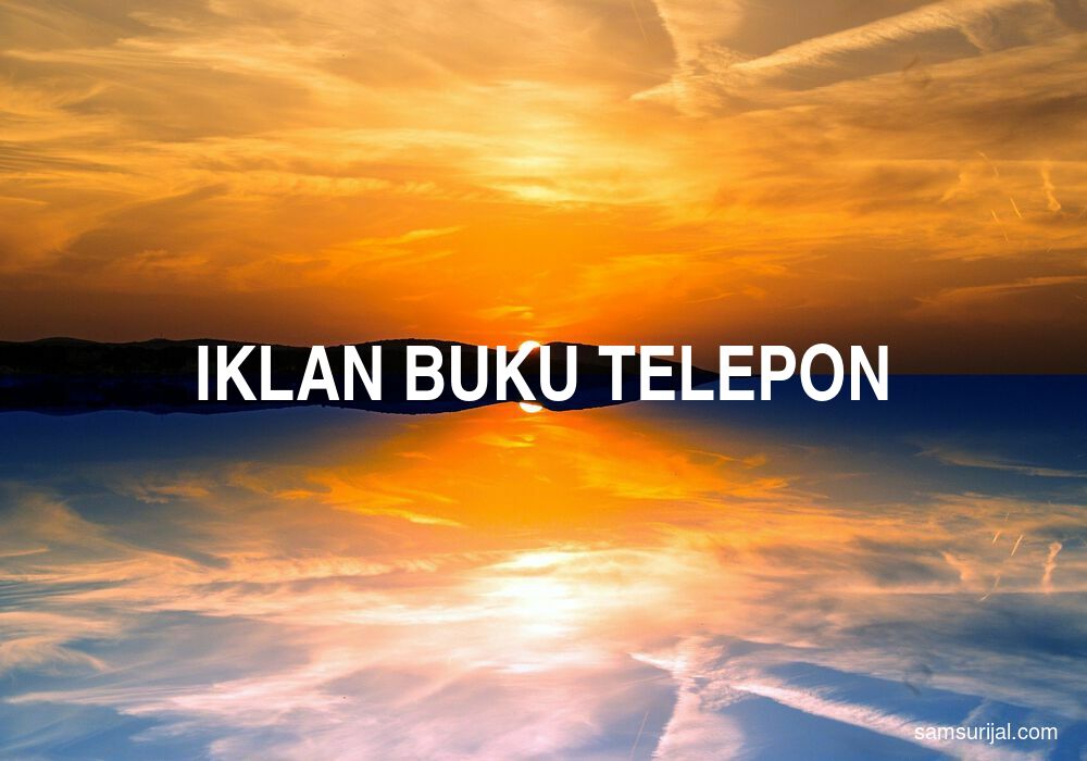 Arti Iklan Buku Telepon