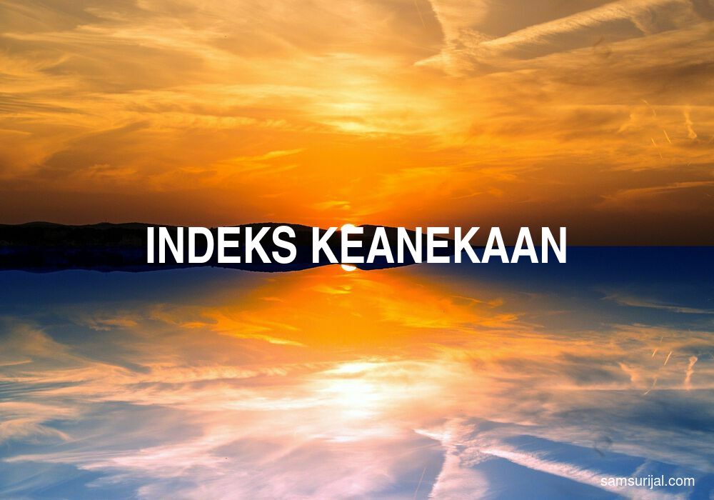 Arti Indeks Keanekaan