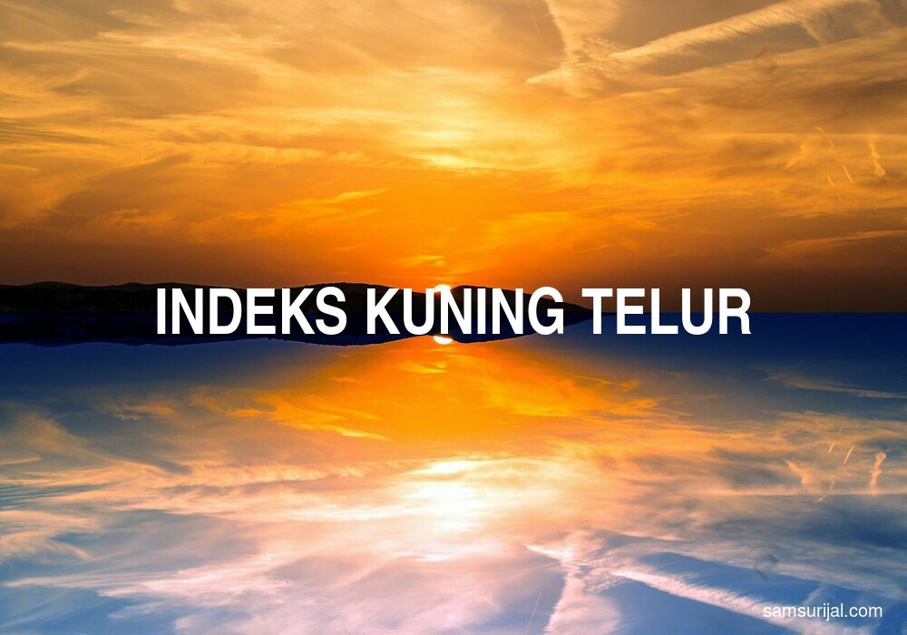 Arti Indeks Kuning Telur