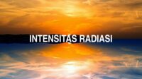 Intensitas Radiasi