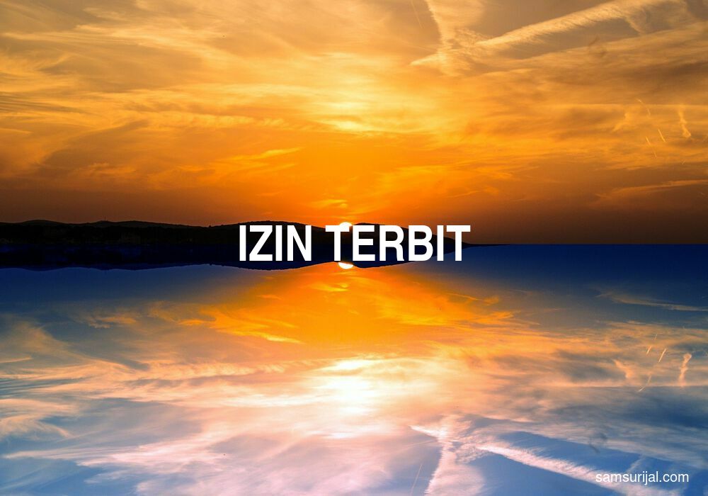 Arti Izin Terbit