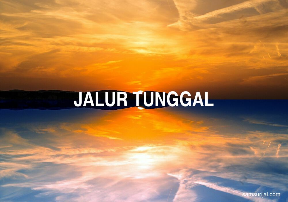 Arti Jalur Tunggal