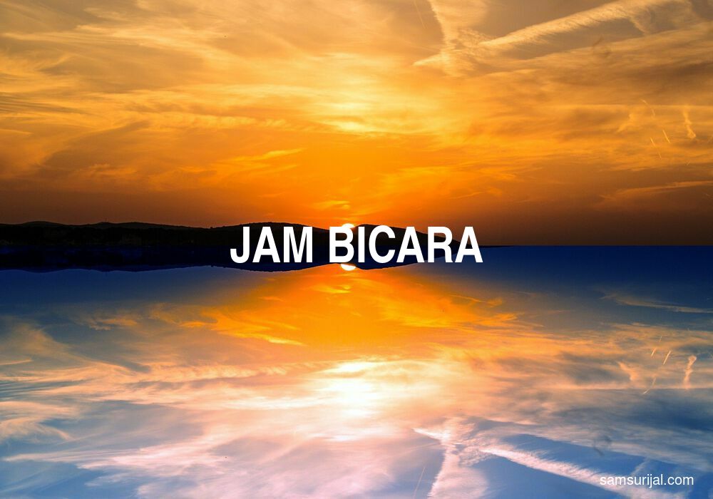 Arti Jam Bicara