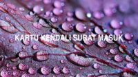 Kartu Kendali Surat Masuk