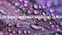 Kawan Gelak Banyak, Kawan Menangis Jarang Bersua