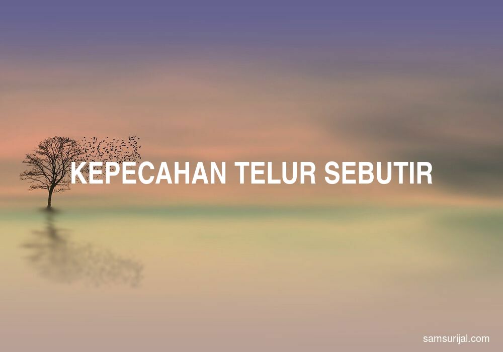 Arti Kepecahan Telur Sebutir