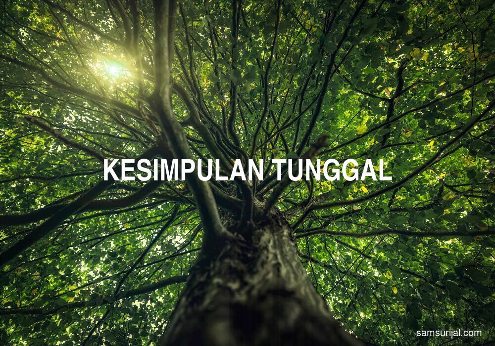 Arti Kesimpulan Tunggal